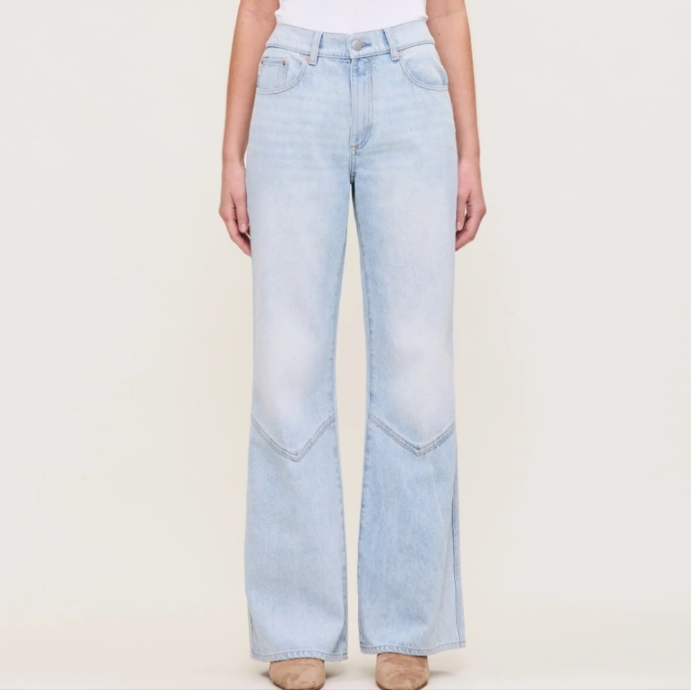 DL1961 ♡ desi boot high rise jeans 29 western modern cowgirl minimalist gorpcore